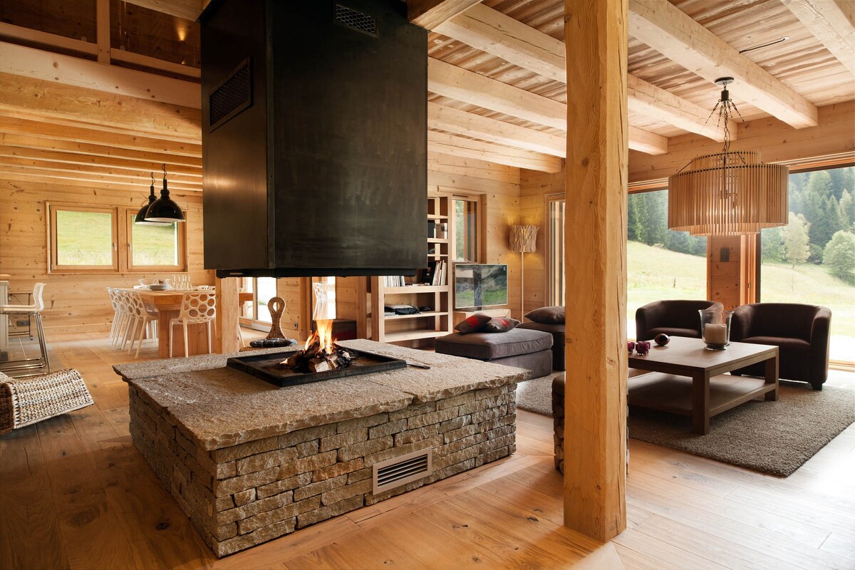 霞慕尼（ Chamonix ）和阿根廷（ Argentiere ）之间的绝佳度假木屋、桑拿