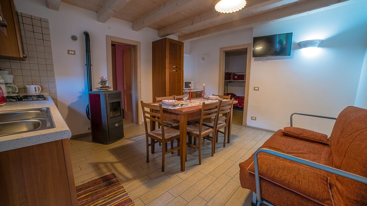 Chalet Rosso - 3-room apartment for 4 people