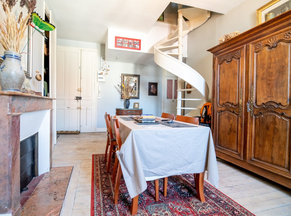 令人惊叹的公寓，适合6人入住，在索米尔（ Saumur ）