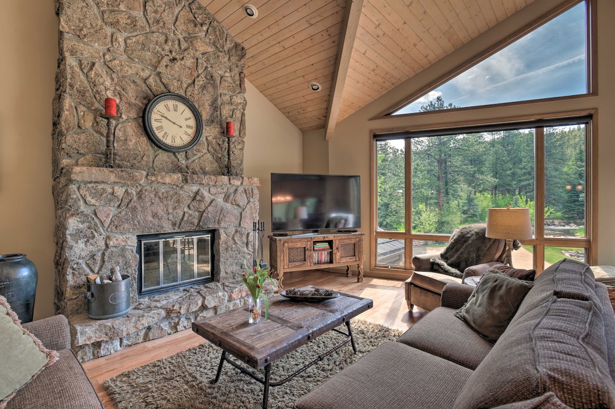 Stunning Evergreen Mountain Home on Private Stream