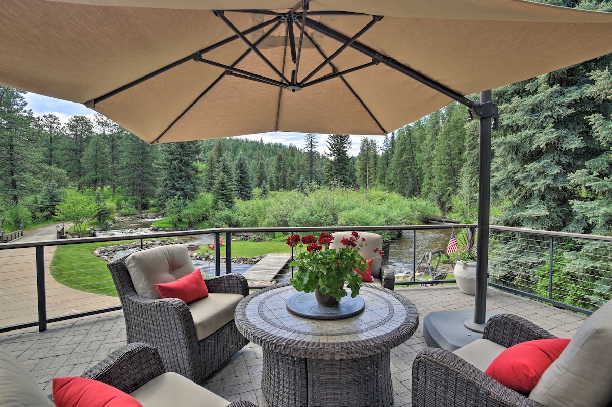 Stunning Evergreen Mountain Home on Private Stream