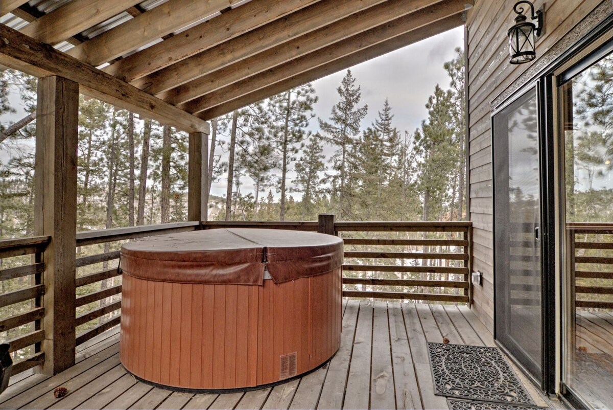 Gray Goose Lodge -私人后甲板、热水浴缸和