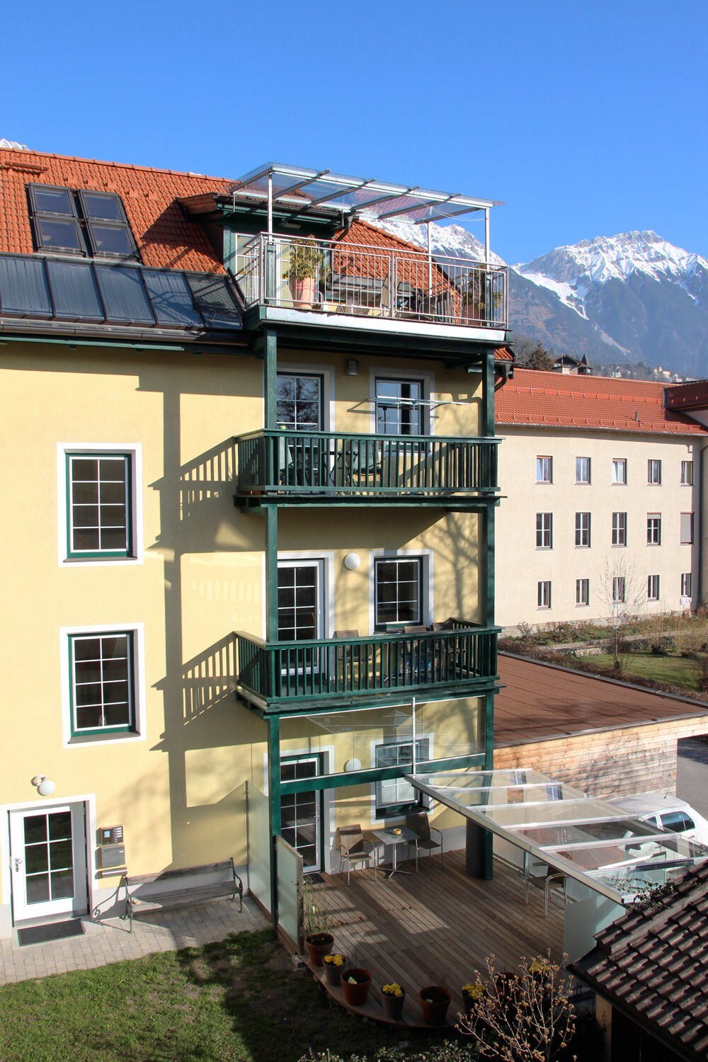 大、城市和山脉：「Rückzug」公寓