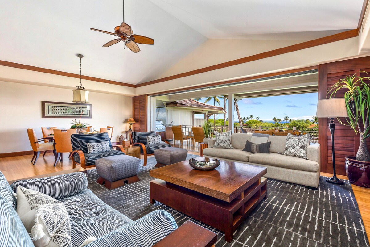 Lux Oceanview Villa at Hualalai w/Resort Pool&AC