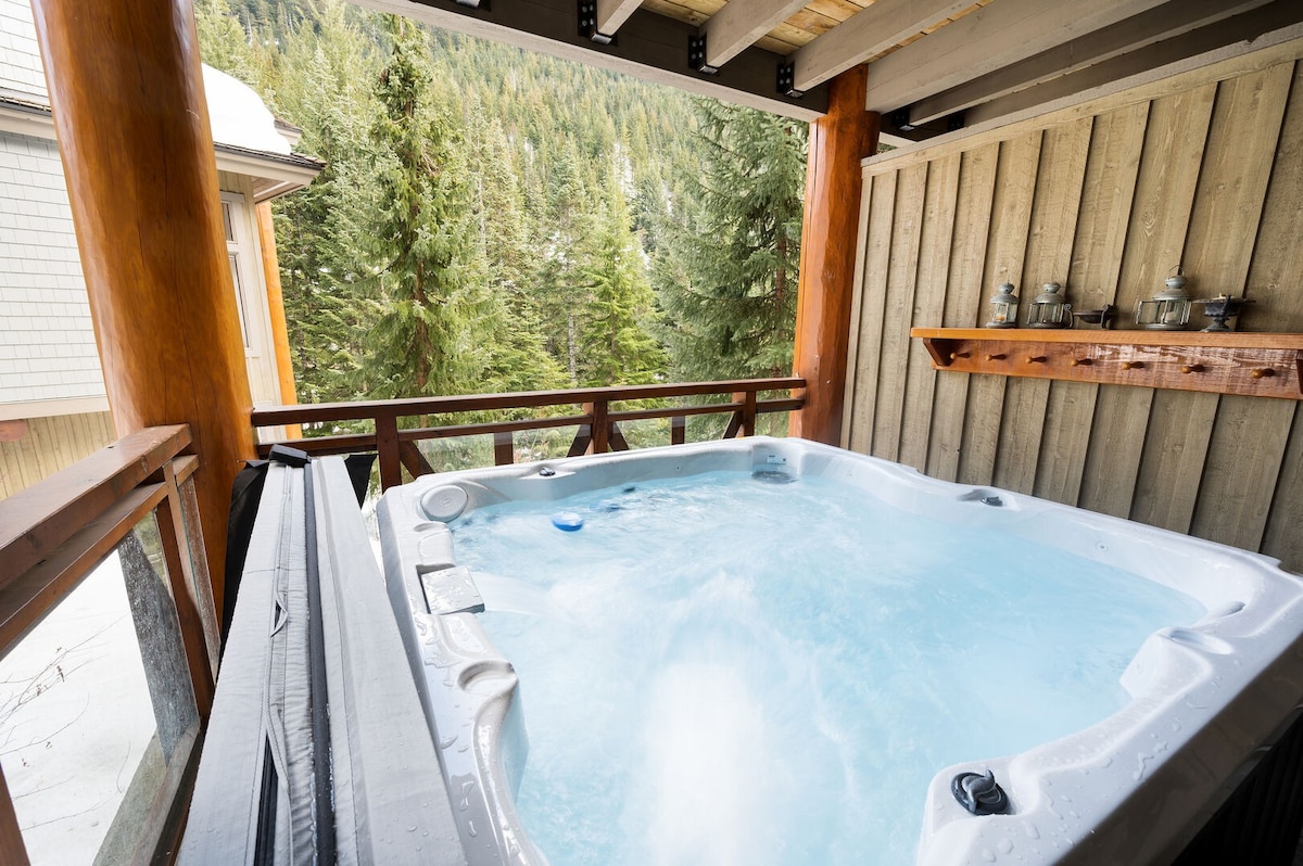 带热水浴缸的3卧室滑雪/滑雪外出豪华房源