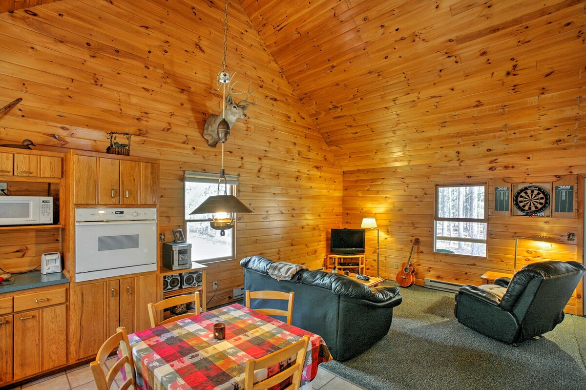 Private South Boardman Cabin on 10 Forest Acres!