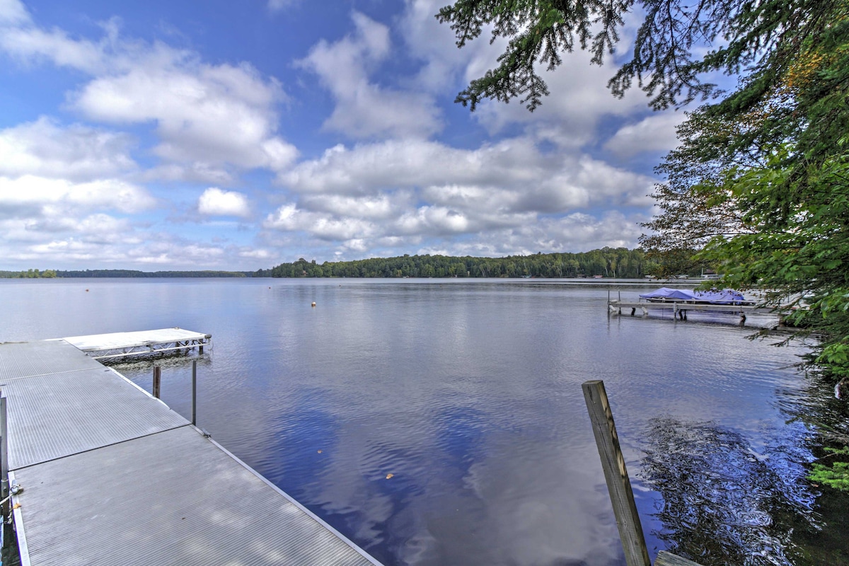 Land O 'Lakes Hideaway ，可欣赏船坞和湖景！