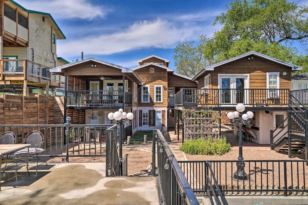 Waterfront 'Guadalupe River Lodge' Home w/ Dock!