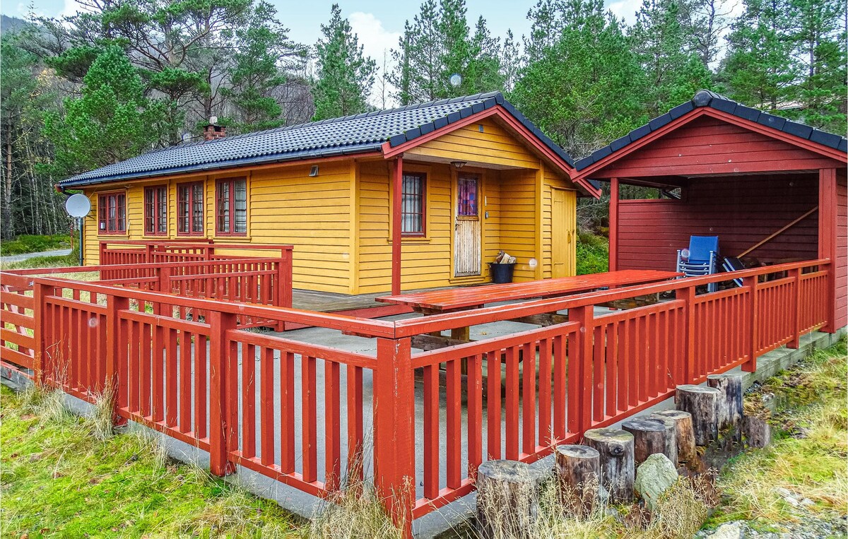 Beautiful home in Dirdal with s, Sauna and WiFi
