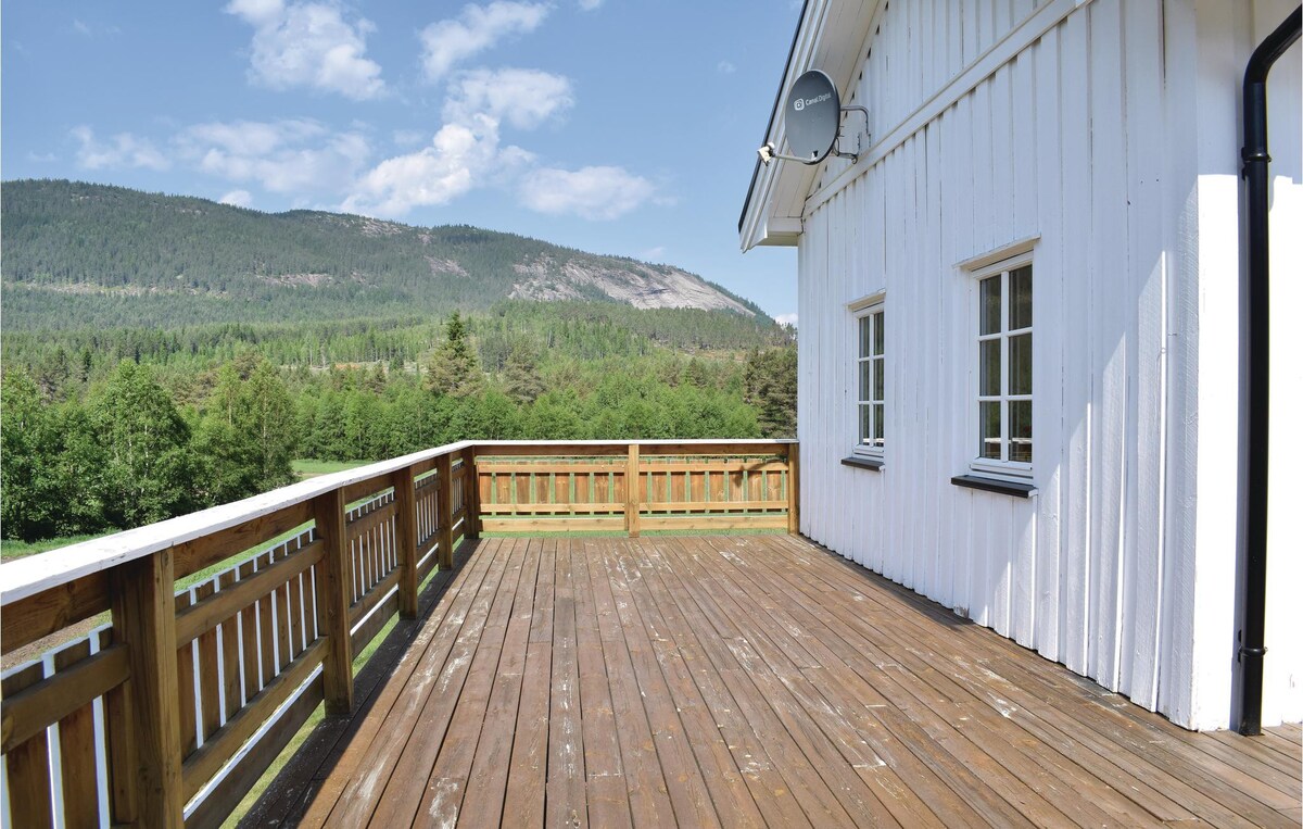 Lovely home in Fyresdal with house a mountain view