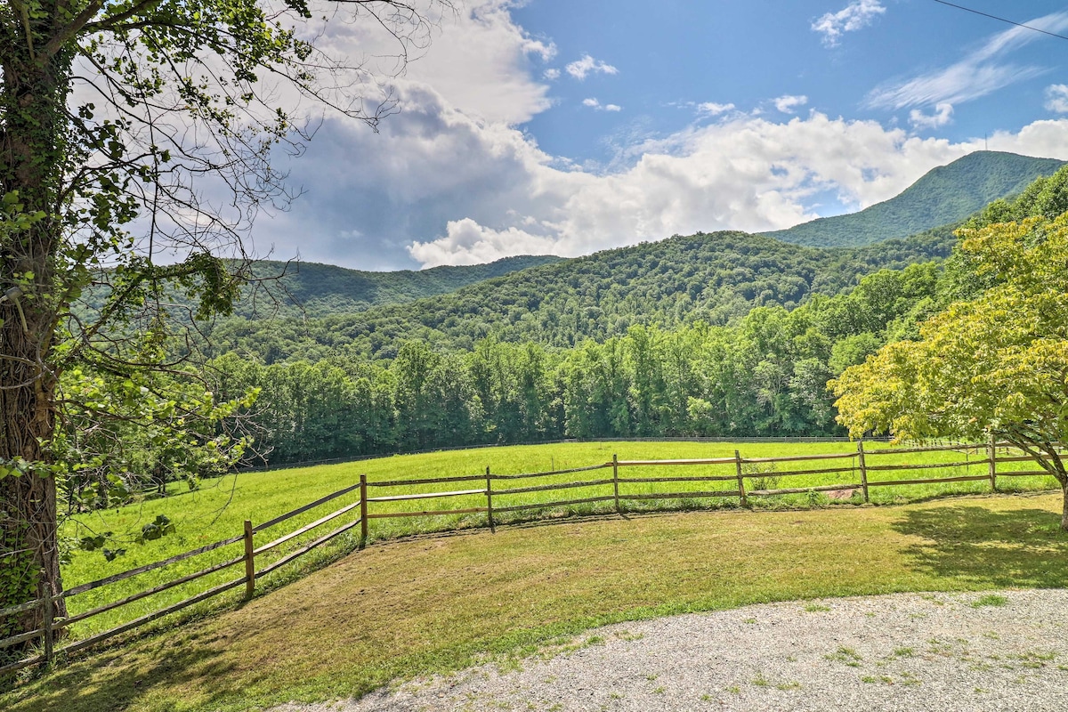 Asheville Area Cabin w/ Deck & Mount Pisgah Views!