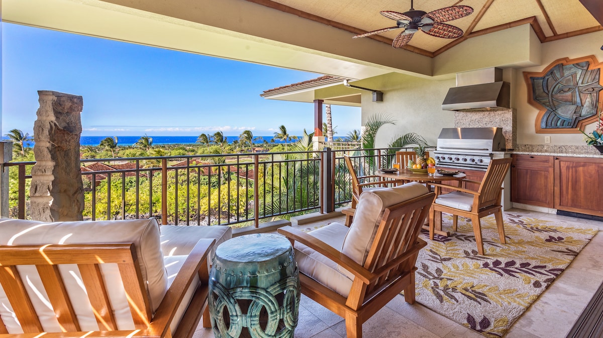 Lux Oceanview Villa at Hualalai w/Resort Pool & AC