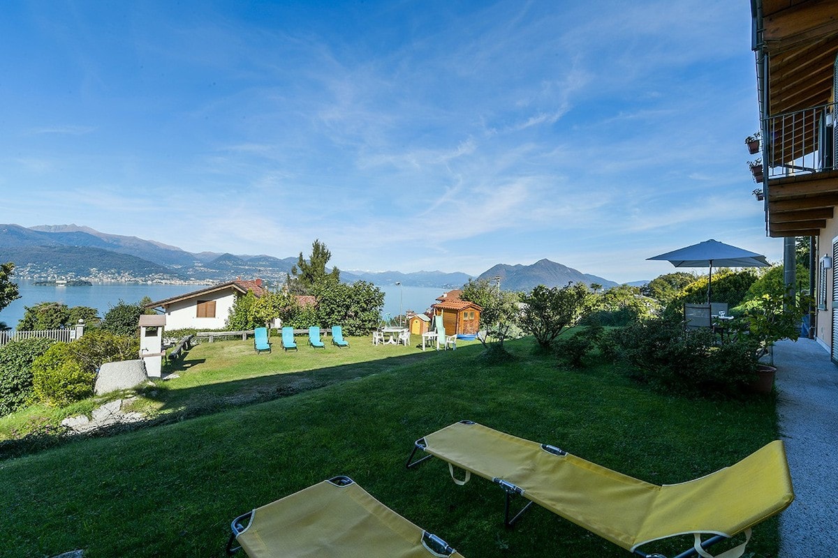 Africa apartment over Stresa with lake view