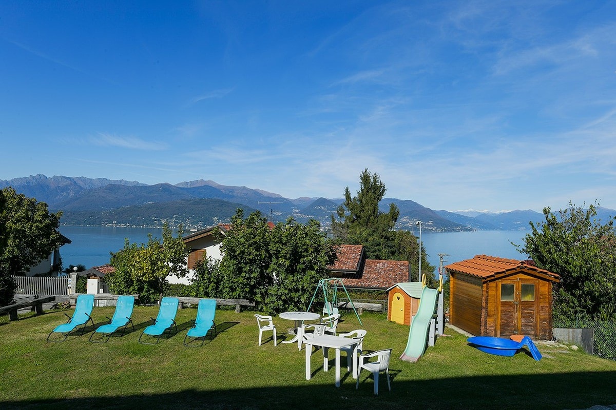 Africa apartment over Stresa with lake view
