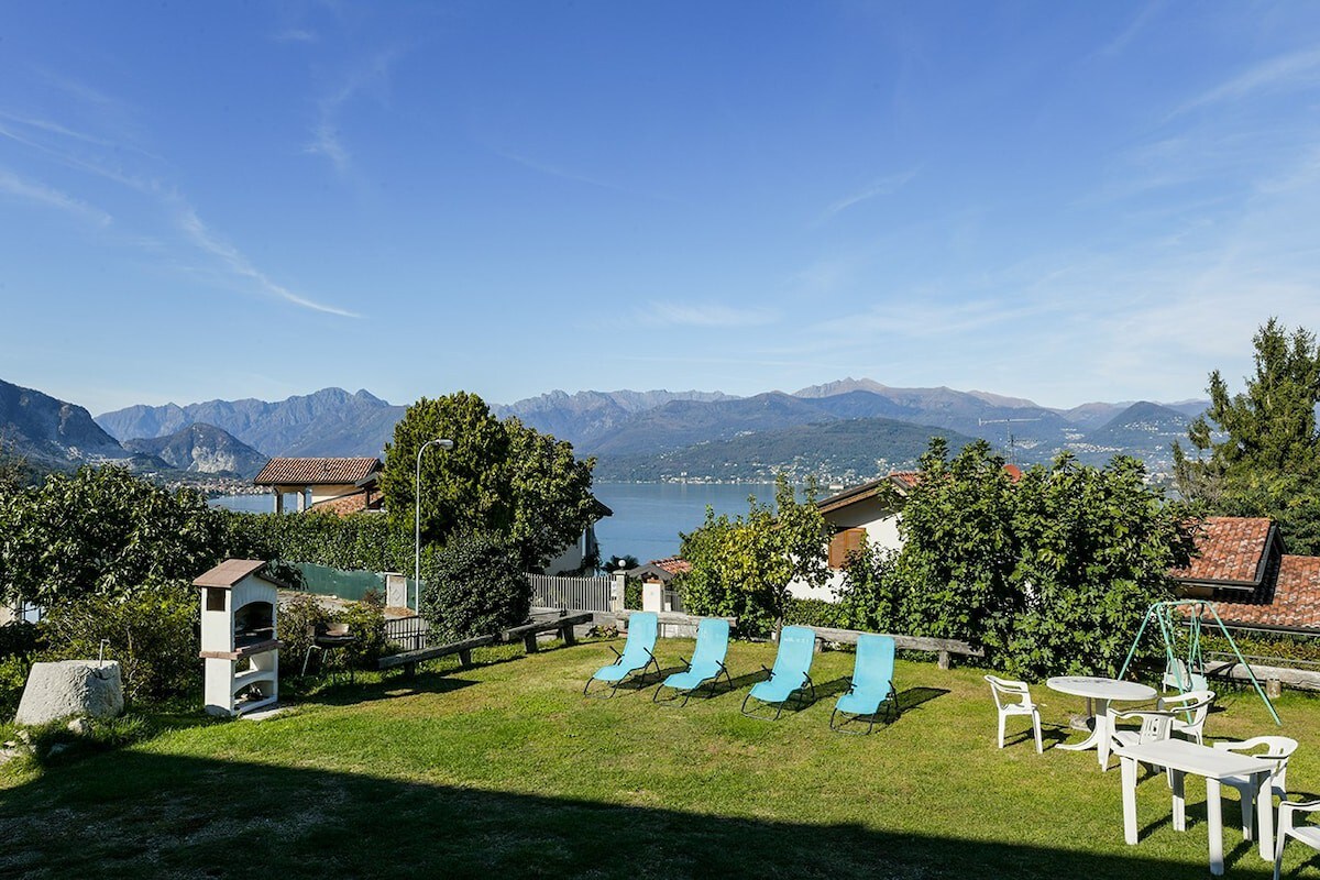 Africa apartment over Stresa with lake view