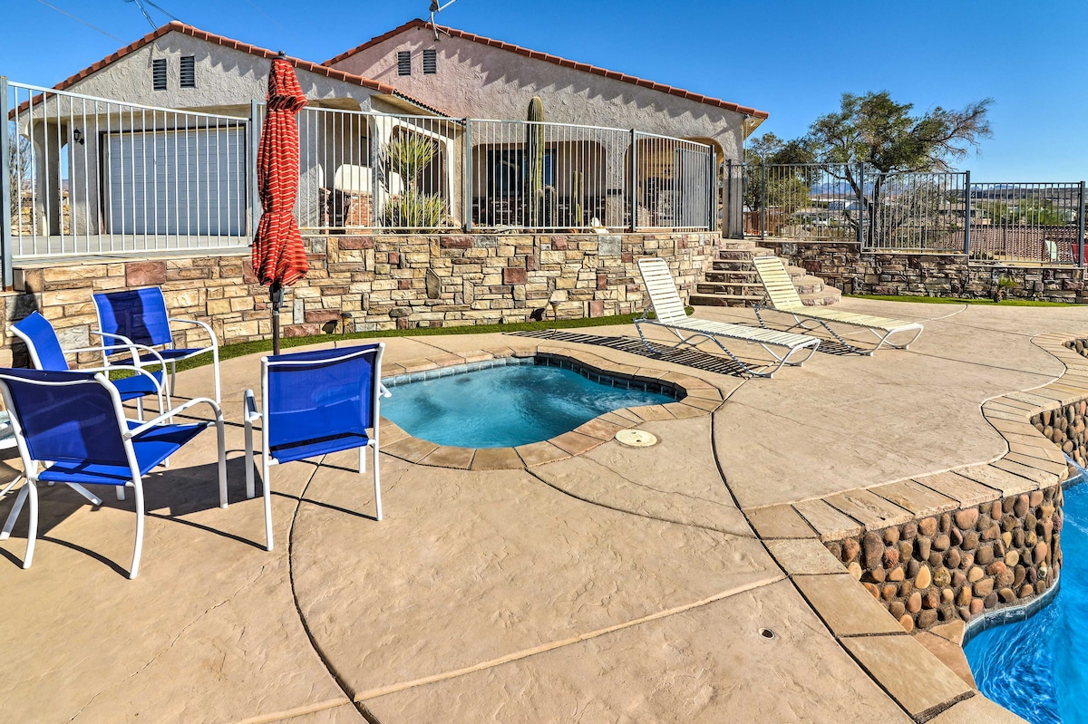 Bullhead City Home w/ Private Pool, Hot Tub & View