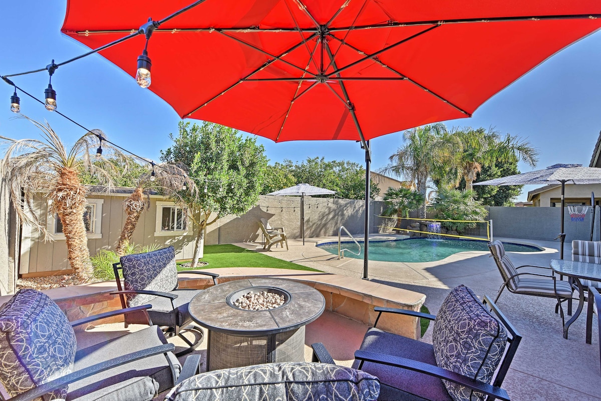 Arizona Retreat w/ Heated Pool, Fire Pit & Grill!