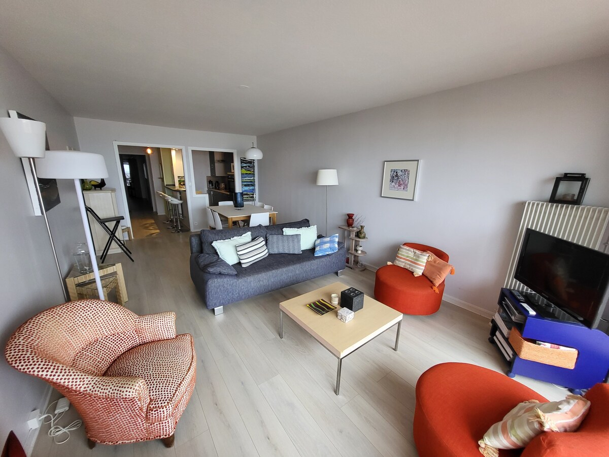 Les Sables-d 'Olonne公寓， 2间卧室，可住4人。