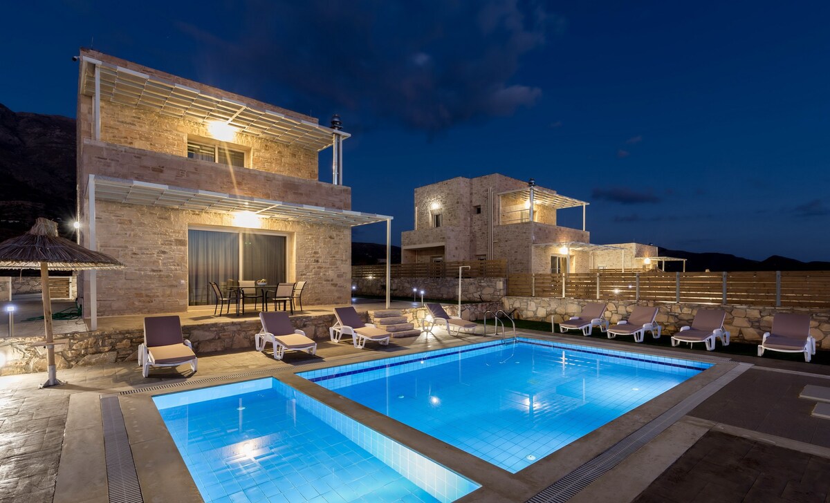 Thea villa ,south Crete,Sea views, Kids Pool