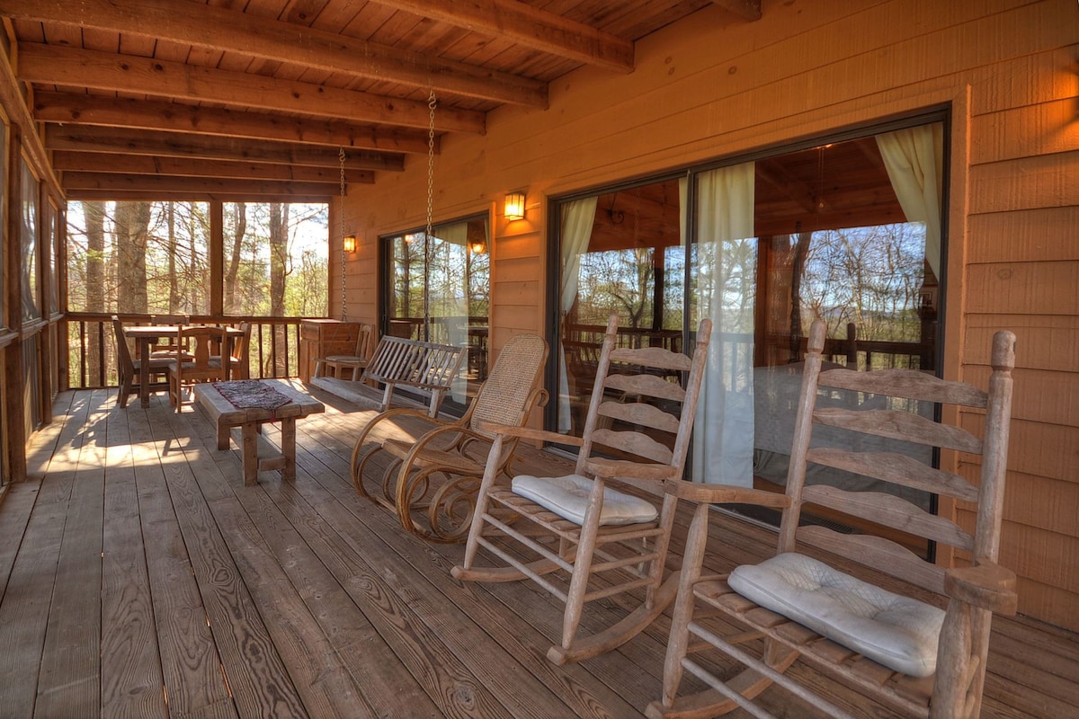 Secluded Bliss BirchTree Cabin with Indoor Hot Tub