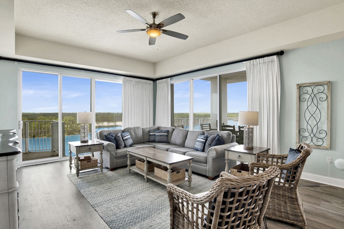 The Wharf #701 Corner Unit Great Views Oasis Pool