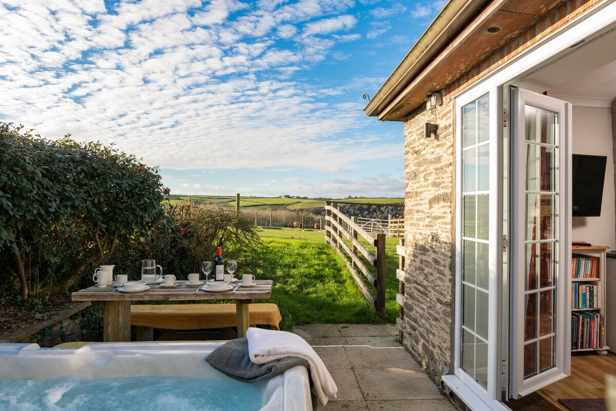 Hot tub, seasonal pool, nr Padstow, Wifi