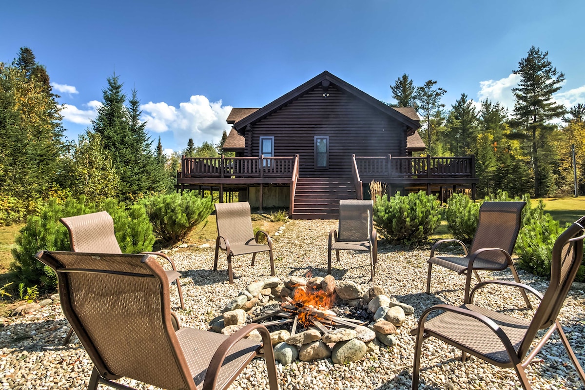 Spacious Twin Mountain Vacation Rental on 5 Acres!