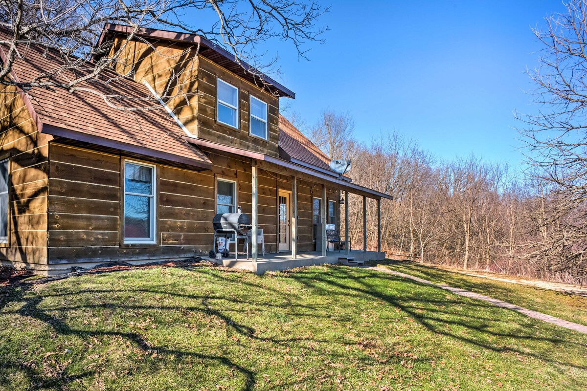 Secluded Spragueville Cabin by ATV Trails & River!