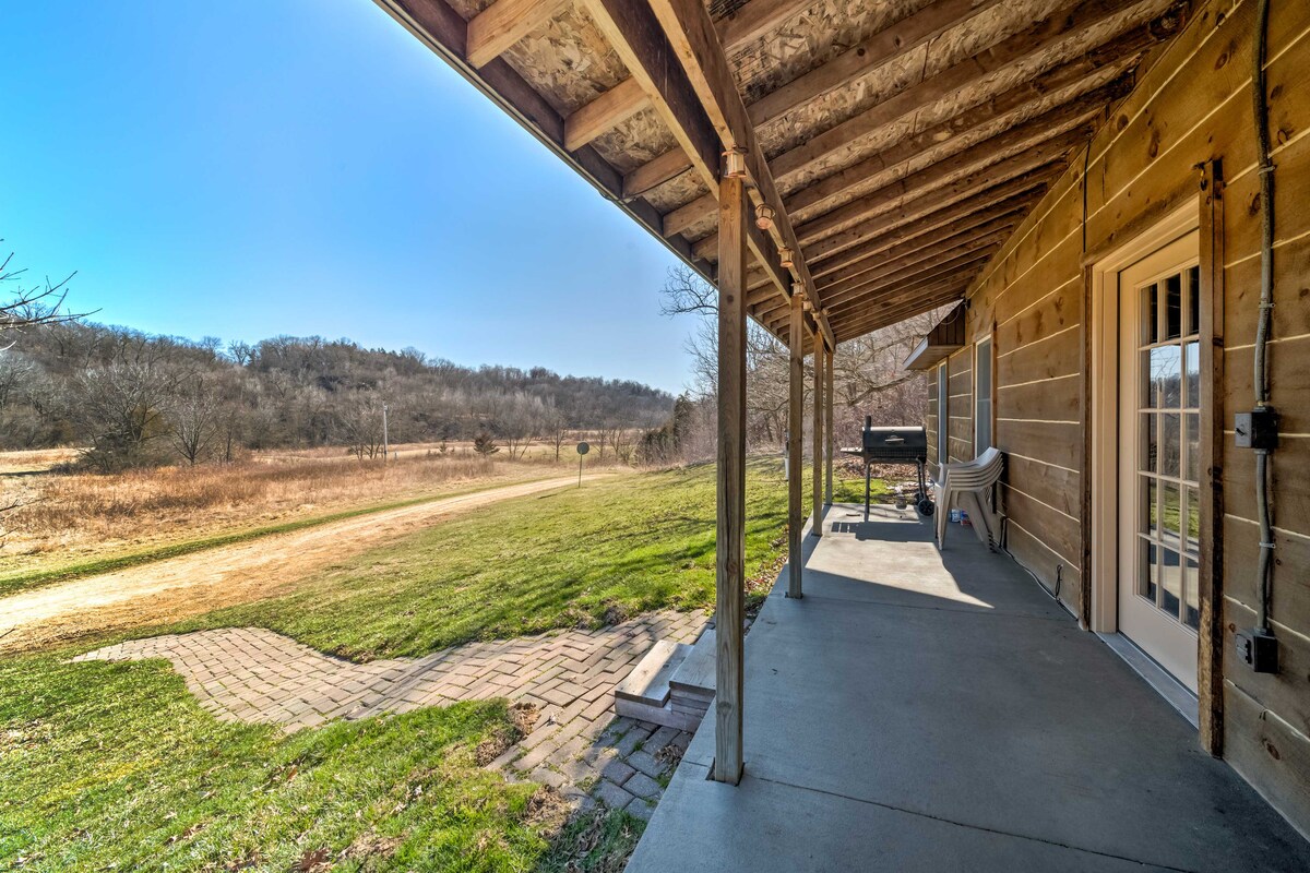 Secluded Spragueville Cabin by ATV Trails & River!