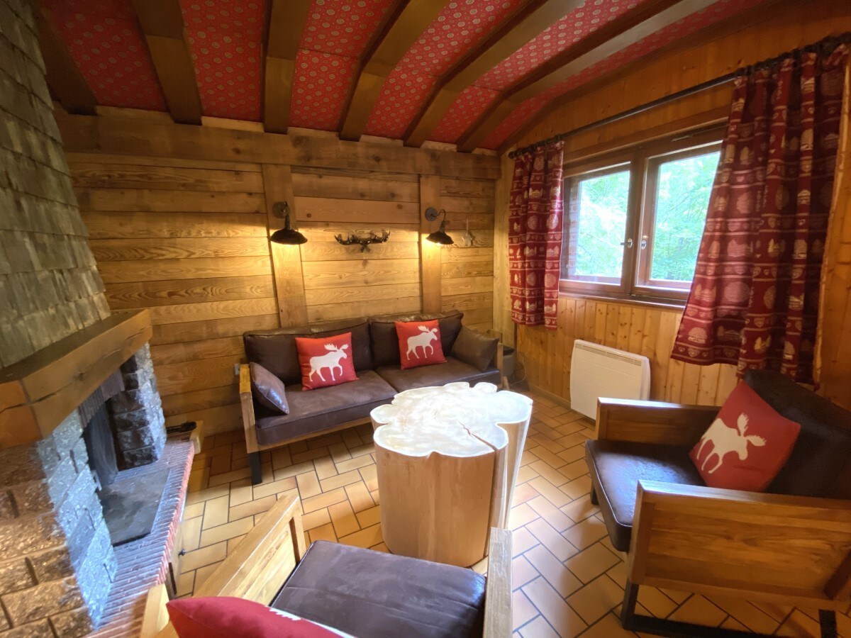 Le Trappeur Chalet en bois vue montagne