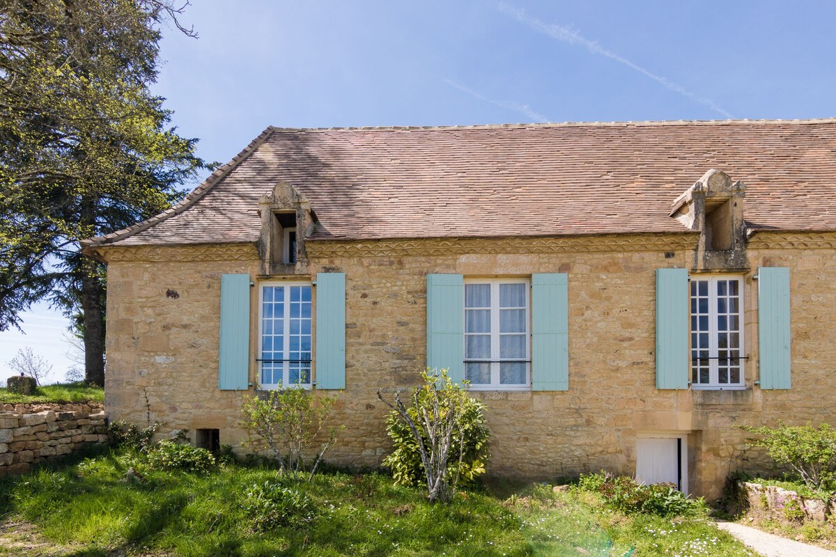 Aquitaine温馨小屋，带私人泳池