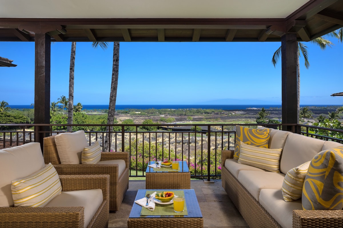 Lux Villa w/Ocean & Maui Views, AC & Resort Pool