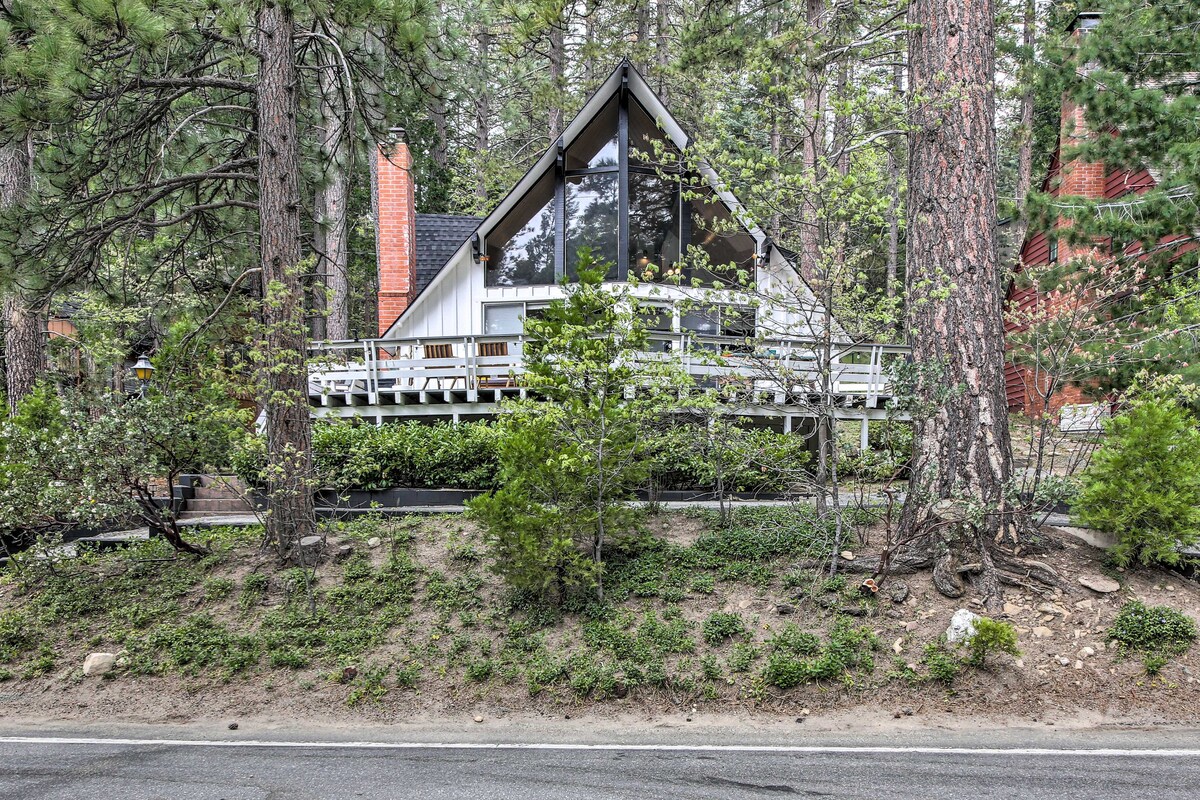 Lake Arrowhead A-Frame House w/ Private Hot Tub!