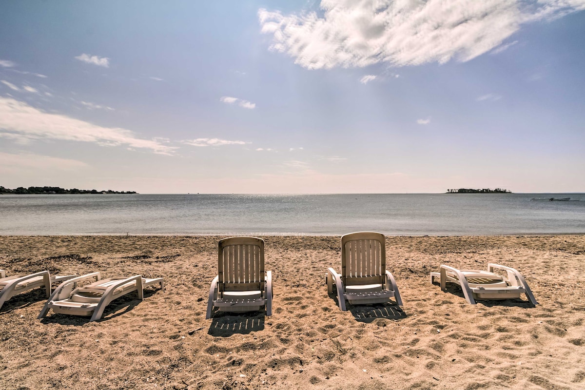 带烧烤和景观的康涅狄格海滨度假胜地！