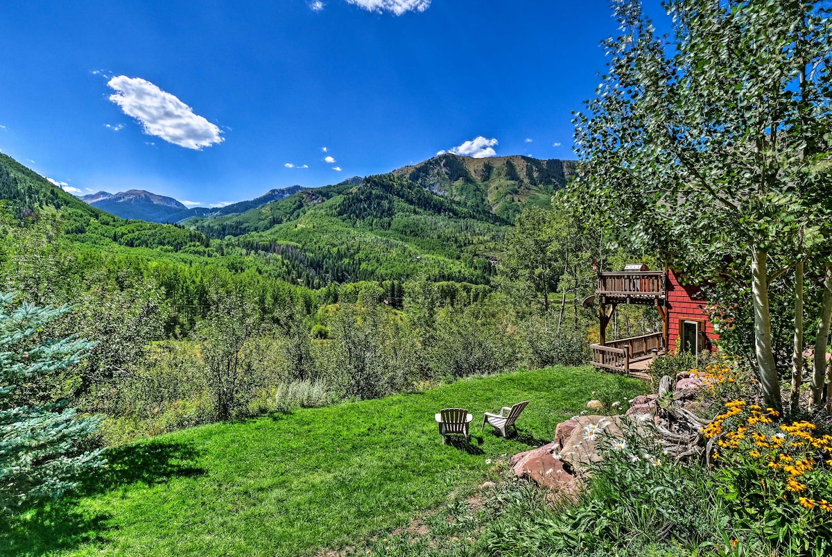 Peaceful Marble, Colorado Home w/ Deck & Mtn Views