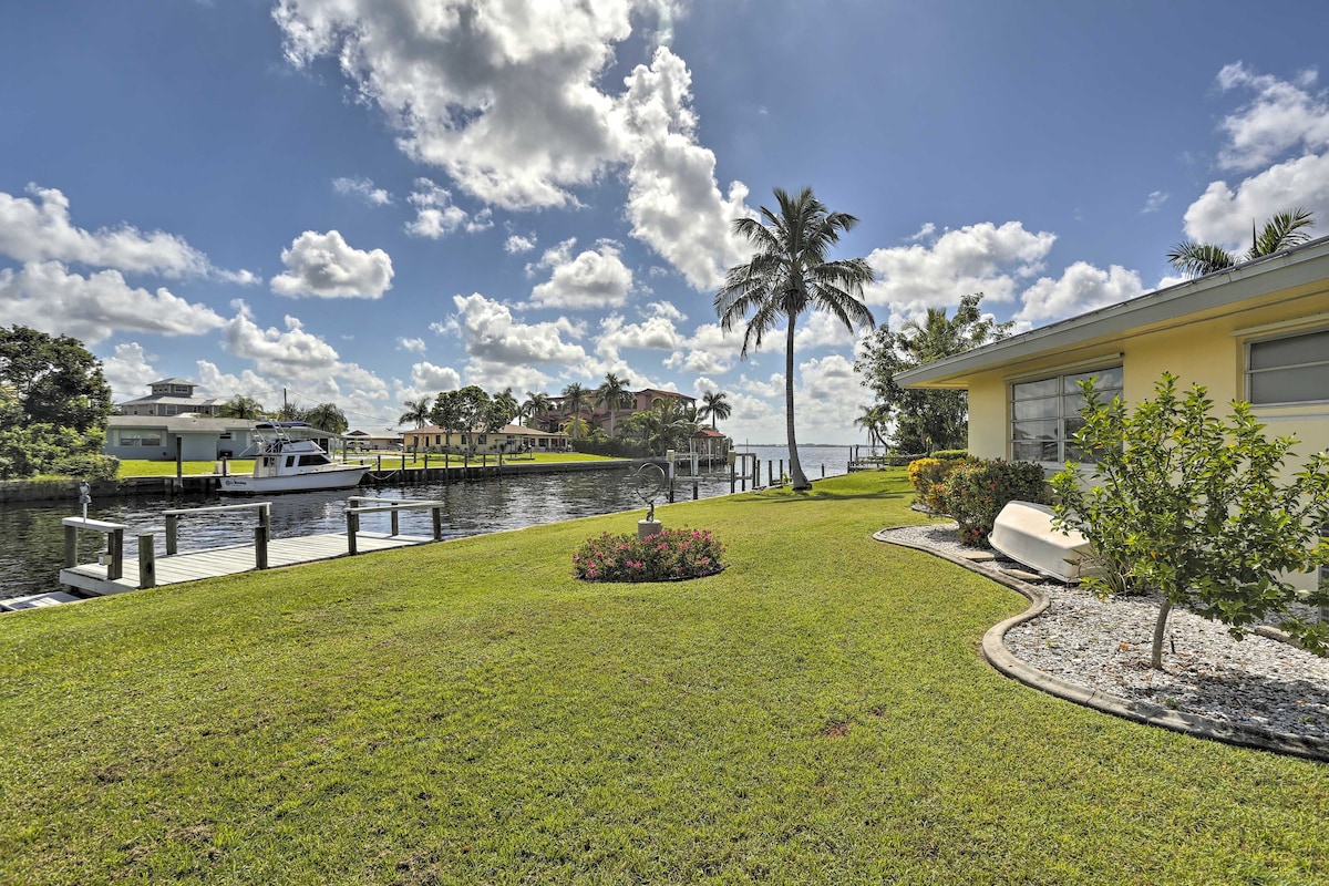 Waterfront Port Charlotte Cottage w/ Private Dock!