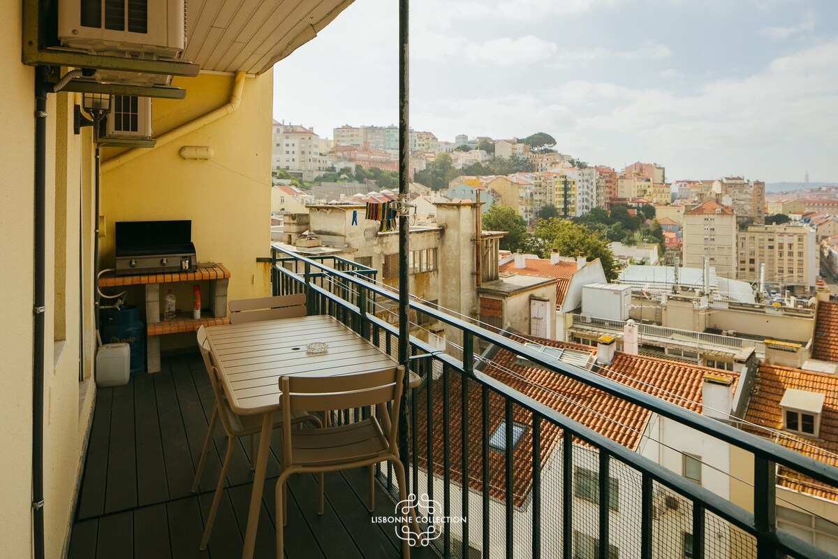 里斯本科（ Lisbonne Co ）的63号顶层迷人景观公寓