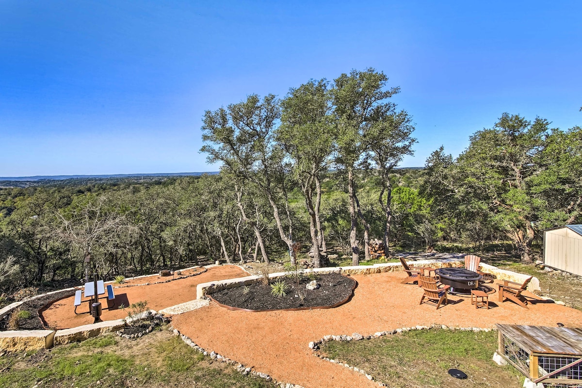 Private Hill Country House w/ Deck on 7 Acres!