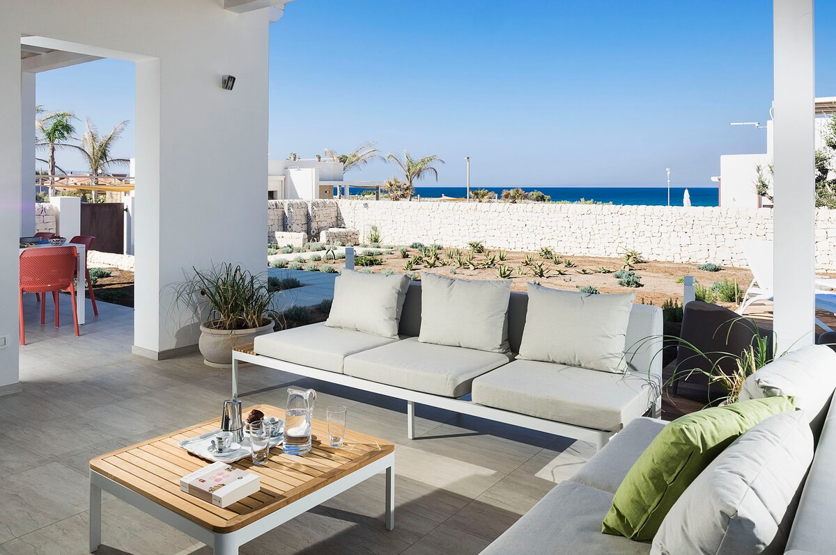 Modern villa with private pool near the beach