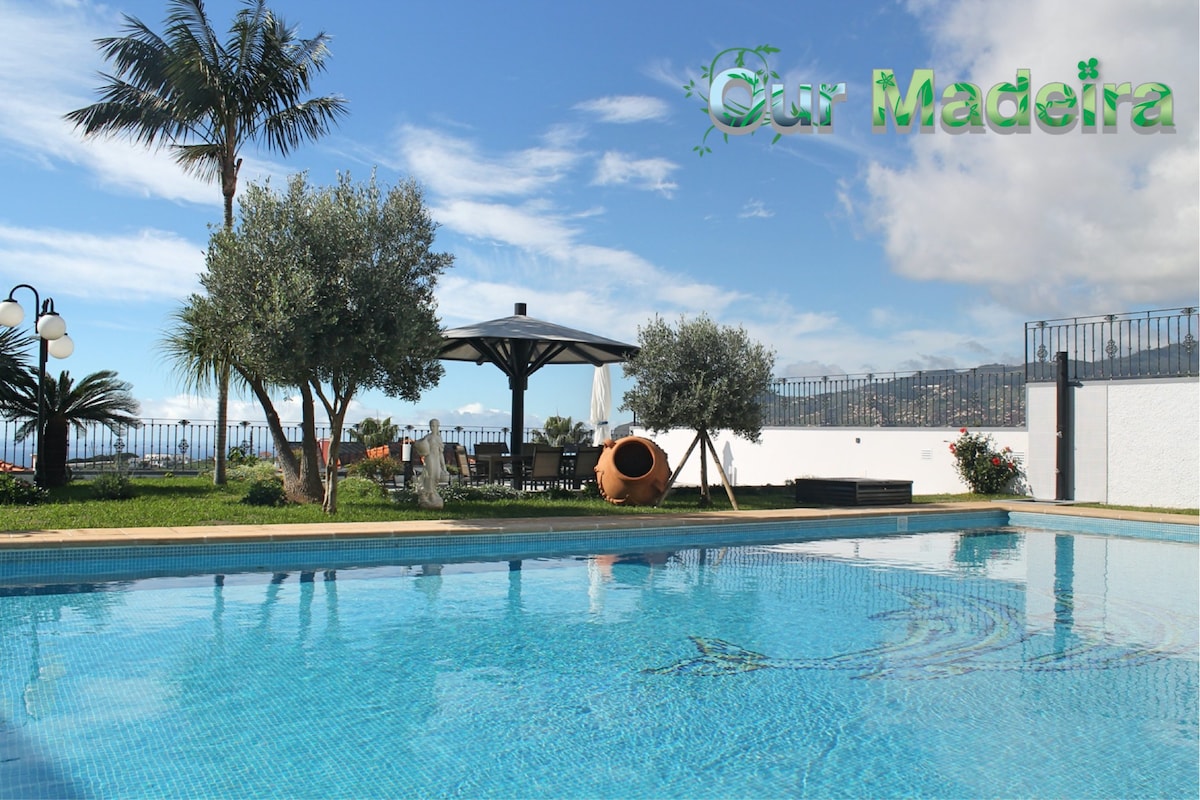 丰沙尔（ Funchal ）的美妙别墅，大型泳池| BelAir