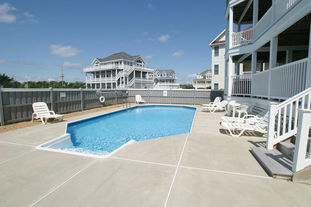 6BR Oceanview | Pool | Hot Tub | Fireplace | AC