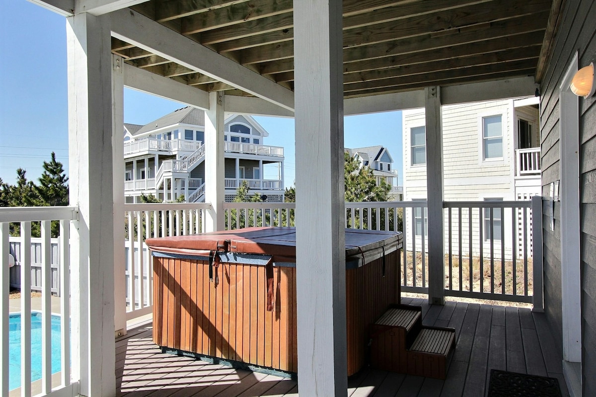 6BR Oceanview | Pool | Hot Tub | Fireplace | AC