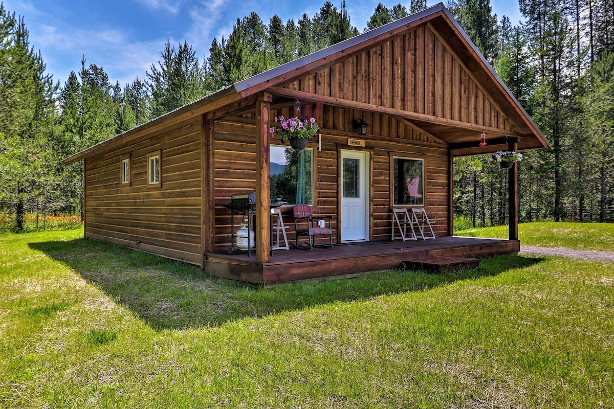 「Grinnell Cabin」：烧烤、厨房、7英里到Glacier NP