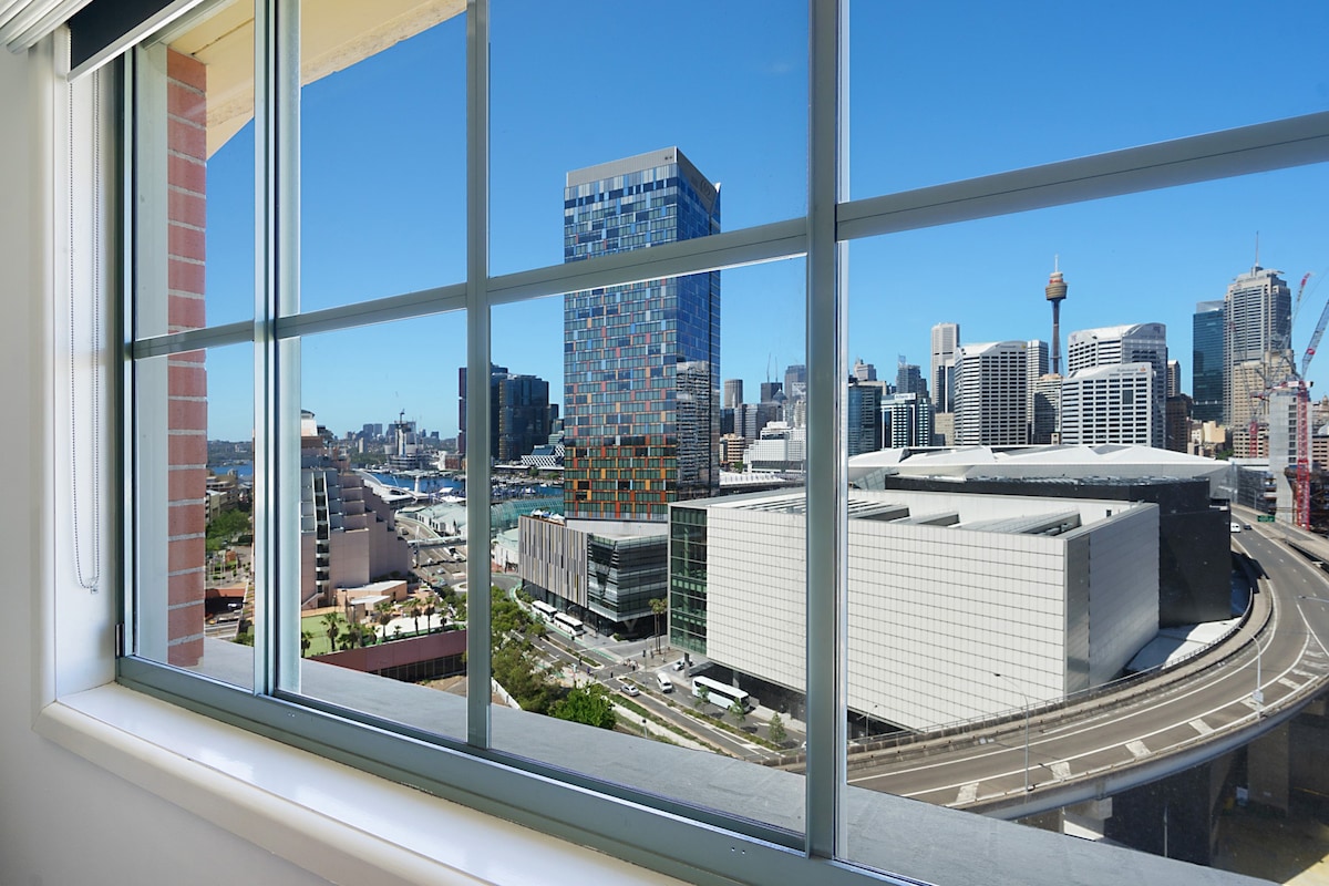 悉尼塔景观完美的皮尔蒙特顶层公寓