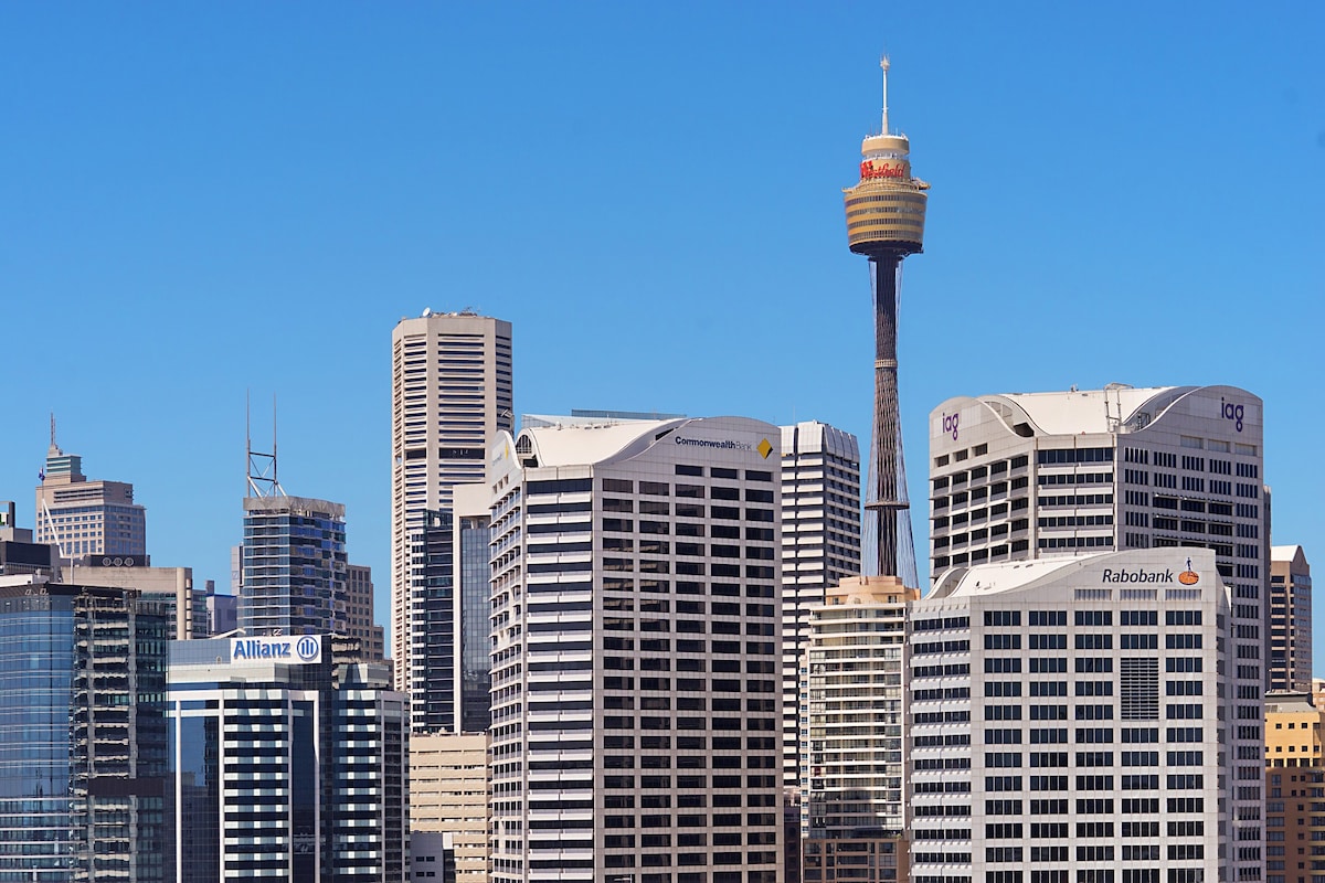 悉尼塔景观完美的皮尔蒙特顶层公寓