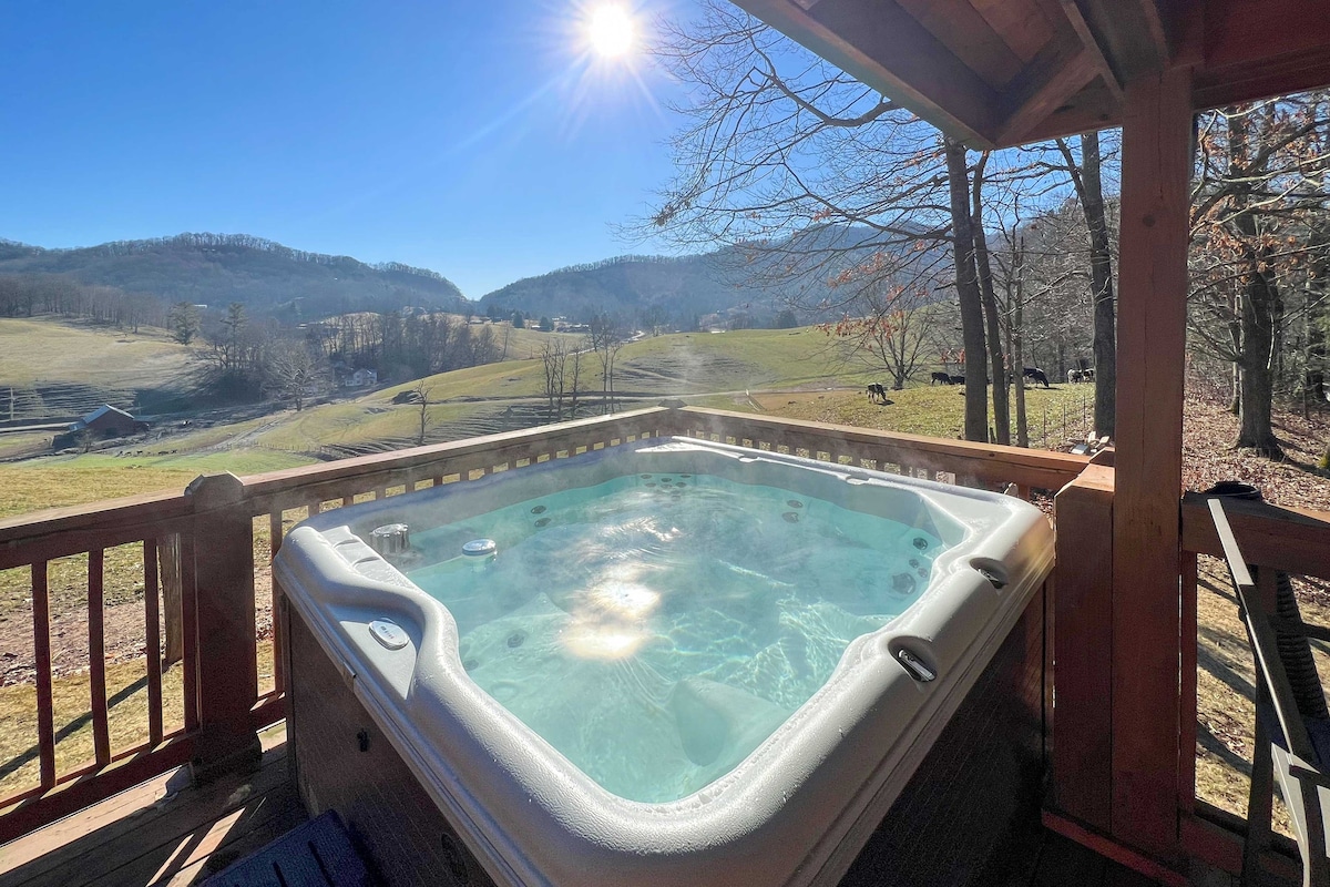 ‘Whit's End’ Smoky Mtn Home w/ Hot Tub, Views