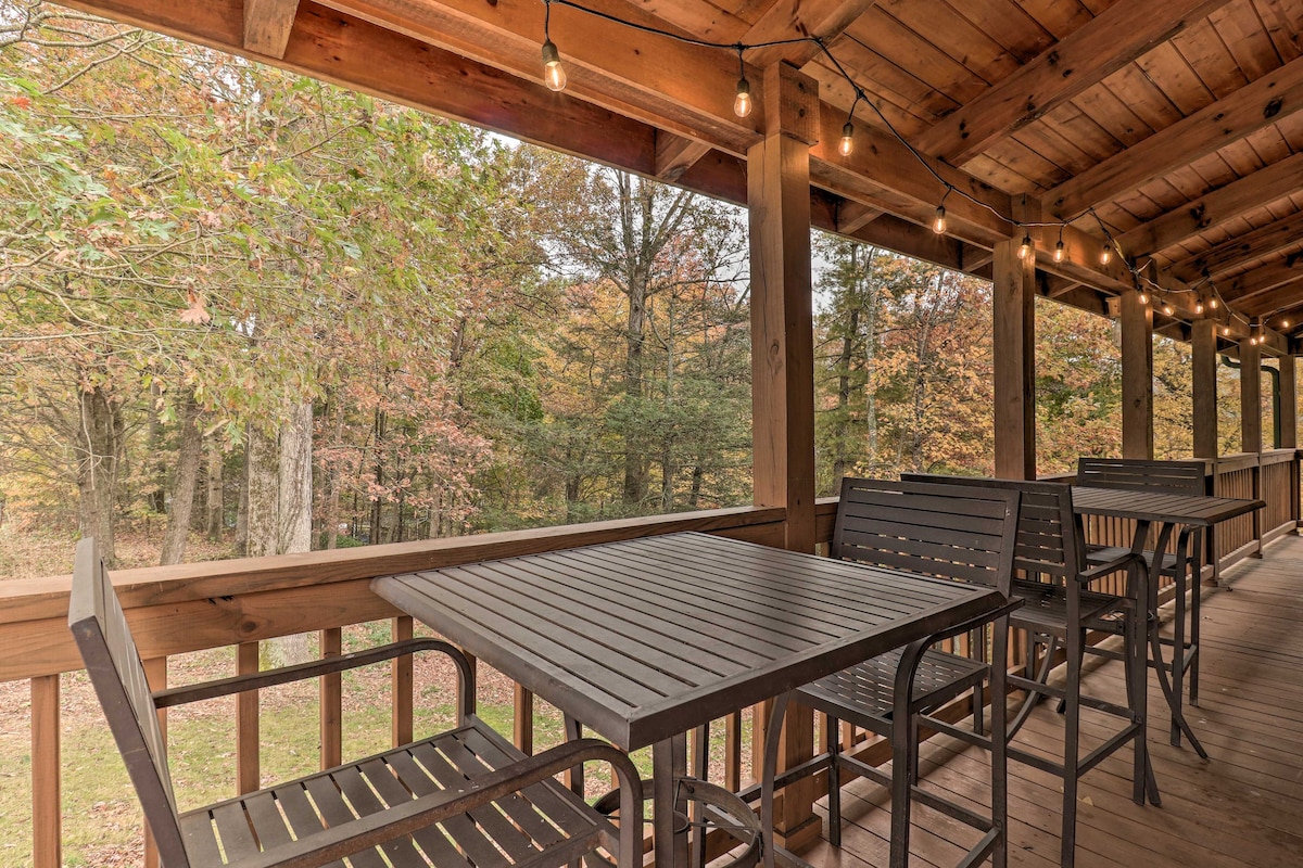 ‘Whit's End’ Smoky Mtn Home w/ Hot Tub, Views