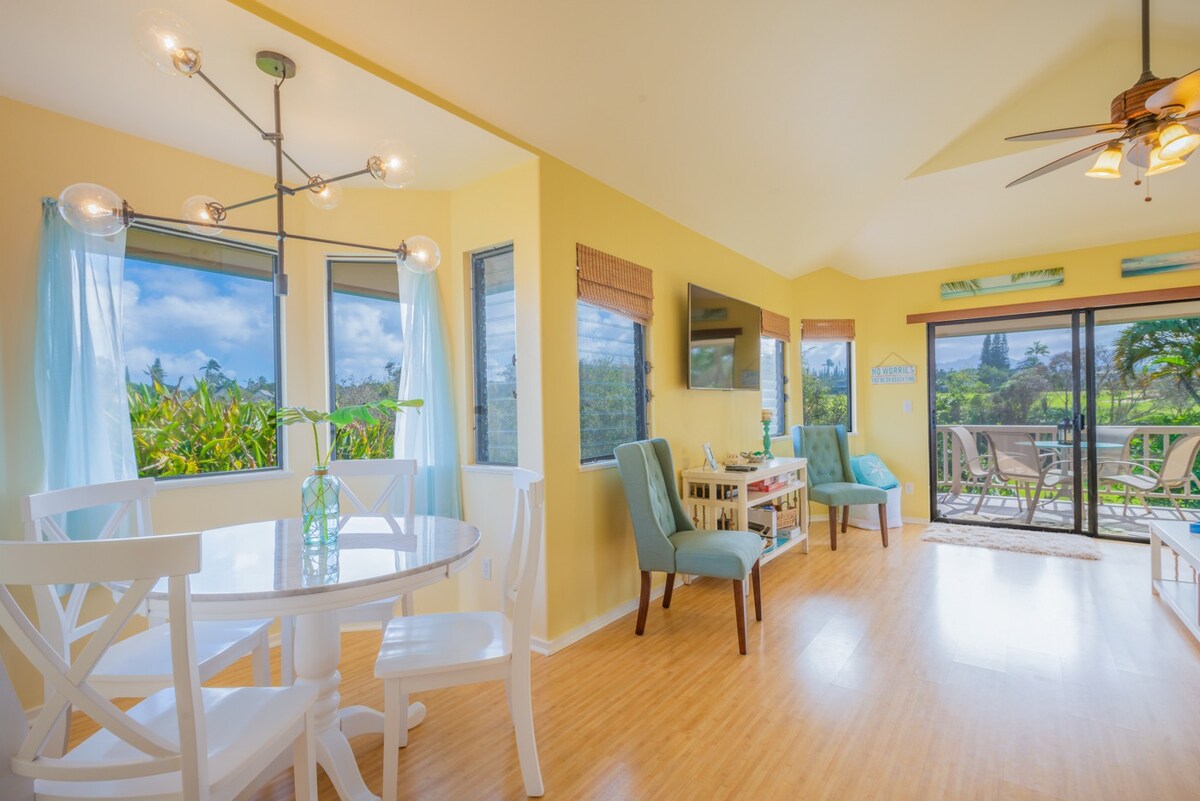 Hanalei Bay Villa Cottage 2B 2.5Ba山景