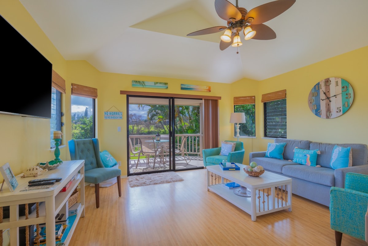 Hanalei Bay Villa Cottage 2B 2.5Ba山景