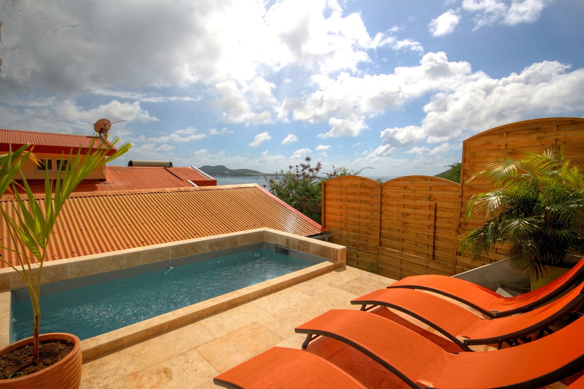 Villa avec piscine et vue mer (mqma15)